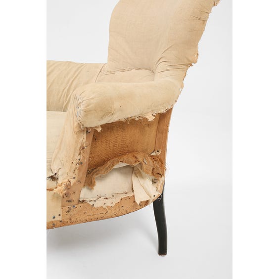 image of French 19th century un-upholstered calico armchair