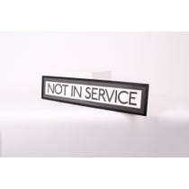 Not in Service graphic sign
