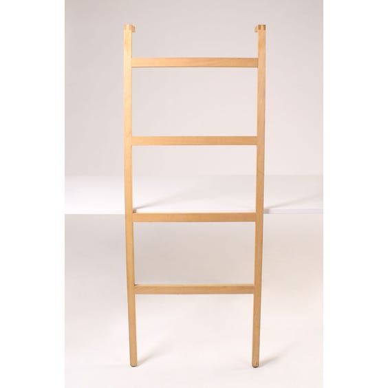 Wood four rung towel ladder image