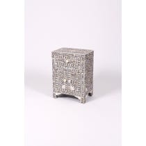 Mother of pearl bedside cabinet