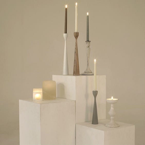 image of Example Neutral LED candles