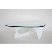 White Noguchi style coffee table
