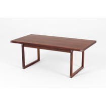 Rosewood rectangular coffee table