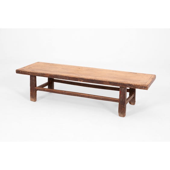image of Rustic Chinese elm low table
