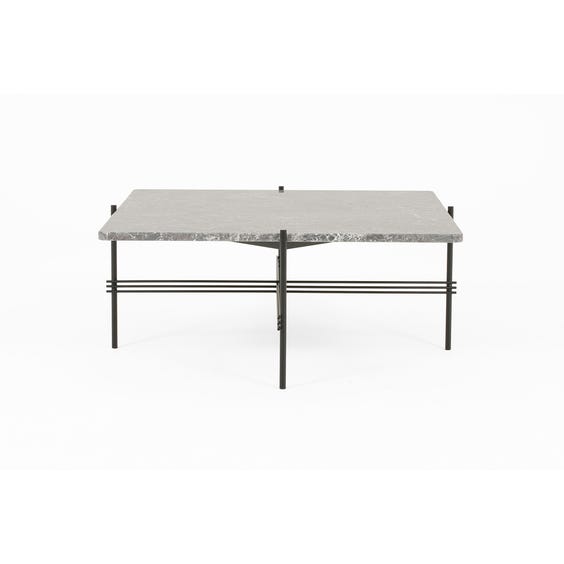 image of Square grey marble coffee table