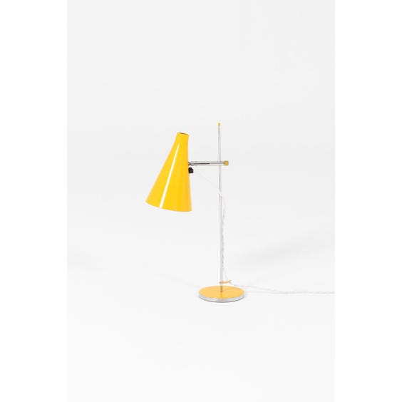 image of Josef Hurka bright yellow desk lamp