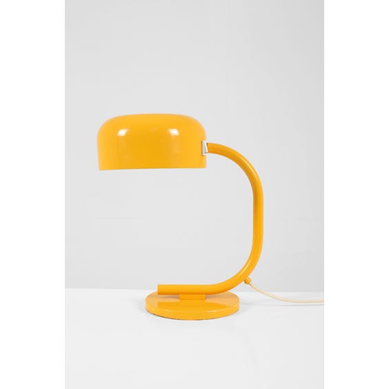 image of 1960s Kaiser yellow desk lamp