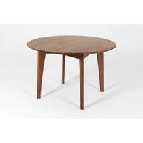 Simple modern walnut dining table