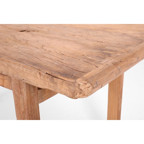 Rustic Chinese elm dining table image