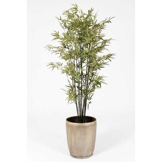 Large artificial bamboo in pot image