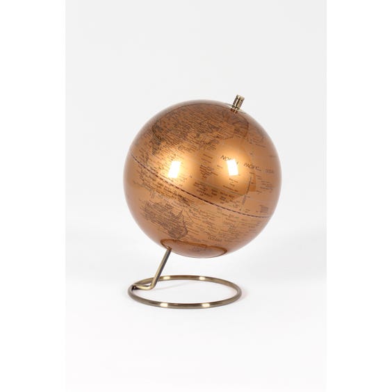 Copper globe image