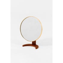 Circular dressing table mirror