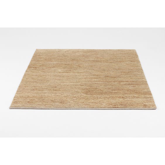 image of Natural oatmeal rectangular rug