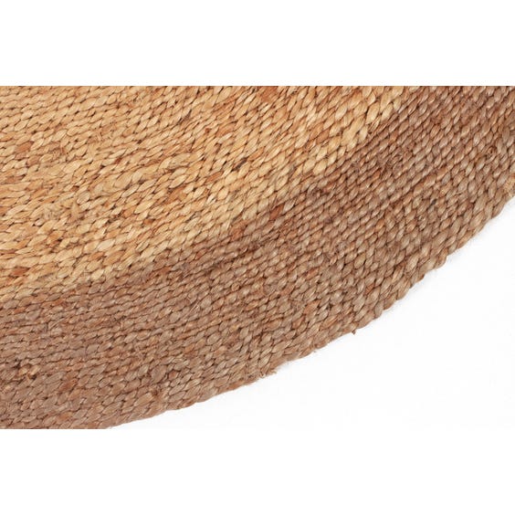 Natural straw hemp rug  image
