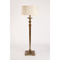 Gold gilt painted oriental lamp