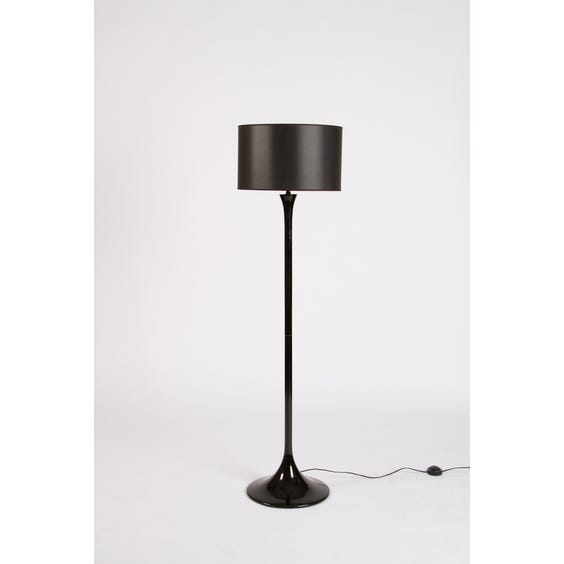 Shiny black Paloma lamp image