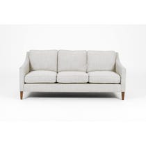 Off white and grey woven sofa
