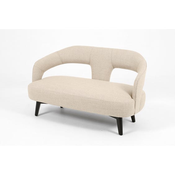 image of Cut out back sofa