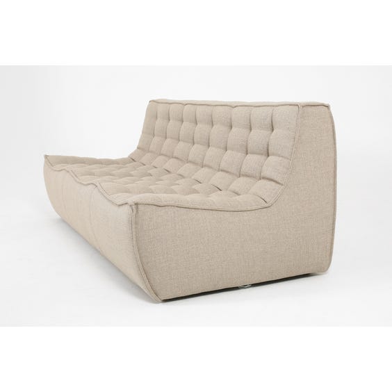 Modern woven three seater sofa image