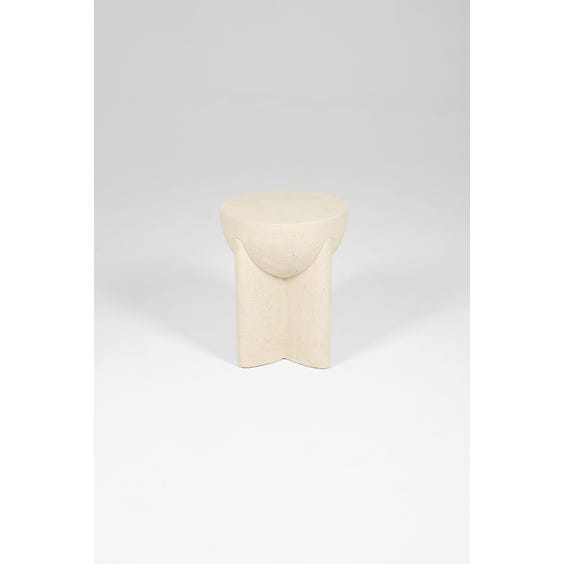 image of Postmodern stone totem side table