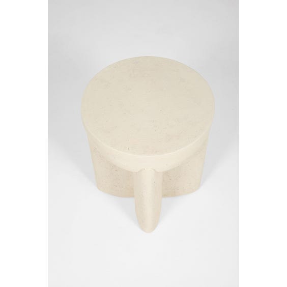 image of Postmodern stone totem side table