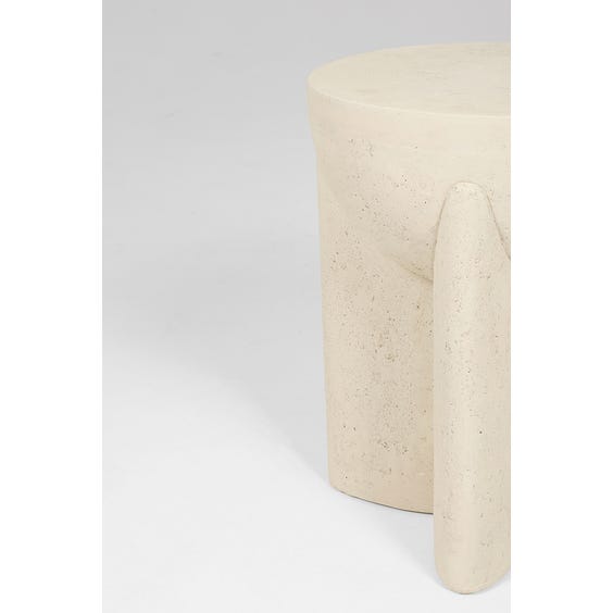 image of Postmodern stone totem side table