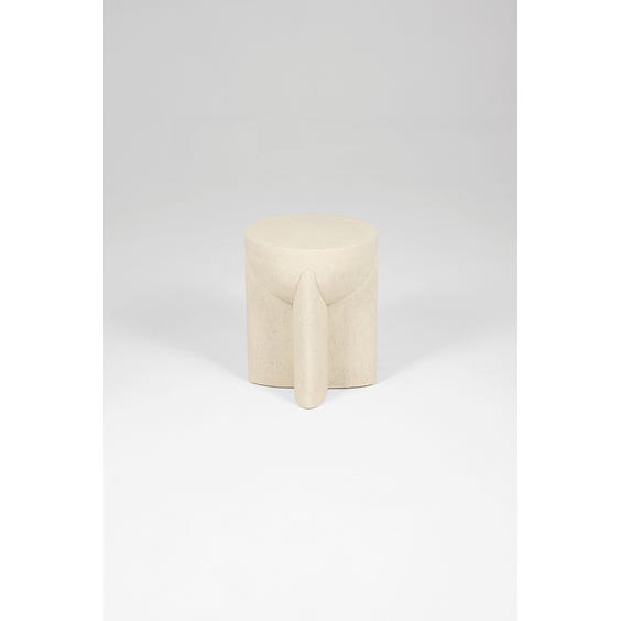 image of Postmodern stone totem side table