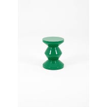 Emerald green totem stool
