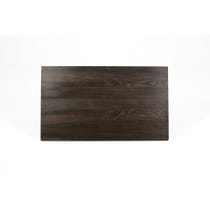 Grey stained oak rectangular surface 