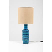 Bitossi Rimini blue ceramic lamp