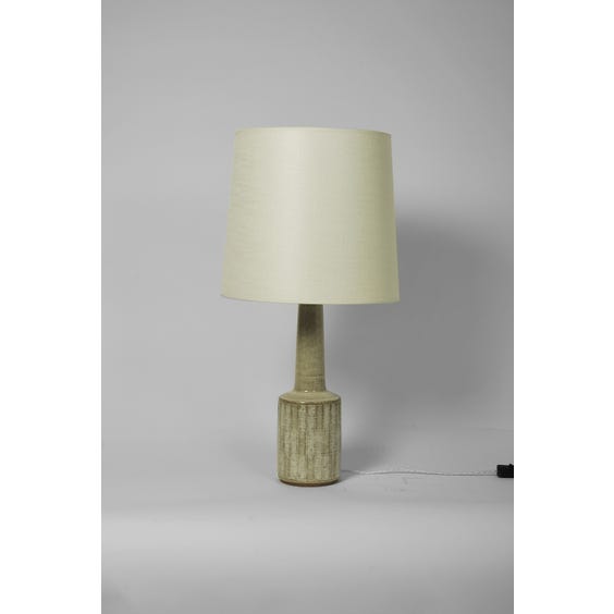 image of Palshus glazed grey stoneware lamp