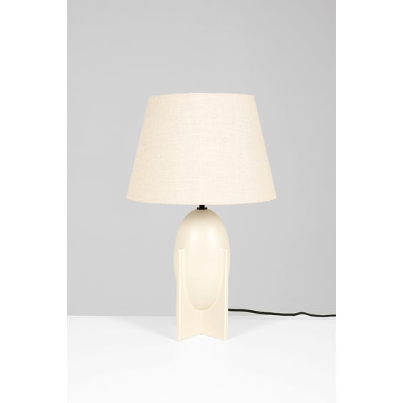 image of Postmodern rocket table lamp